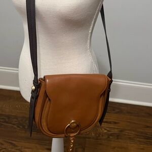 See By Chloe Brown Leather Crossbody Bag